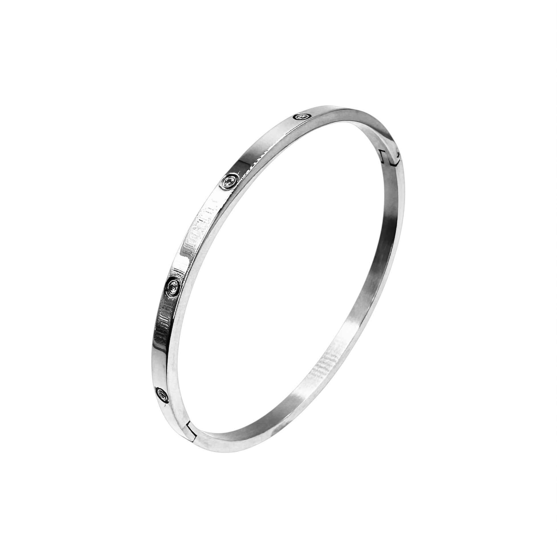 Wasserdichter Armreif mit Zirkonia