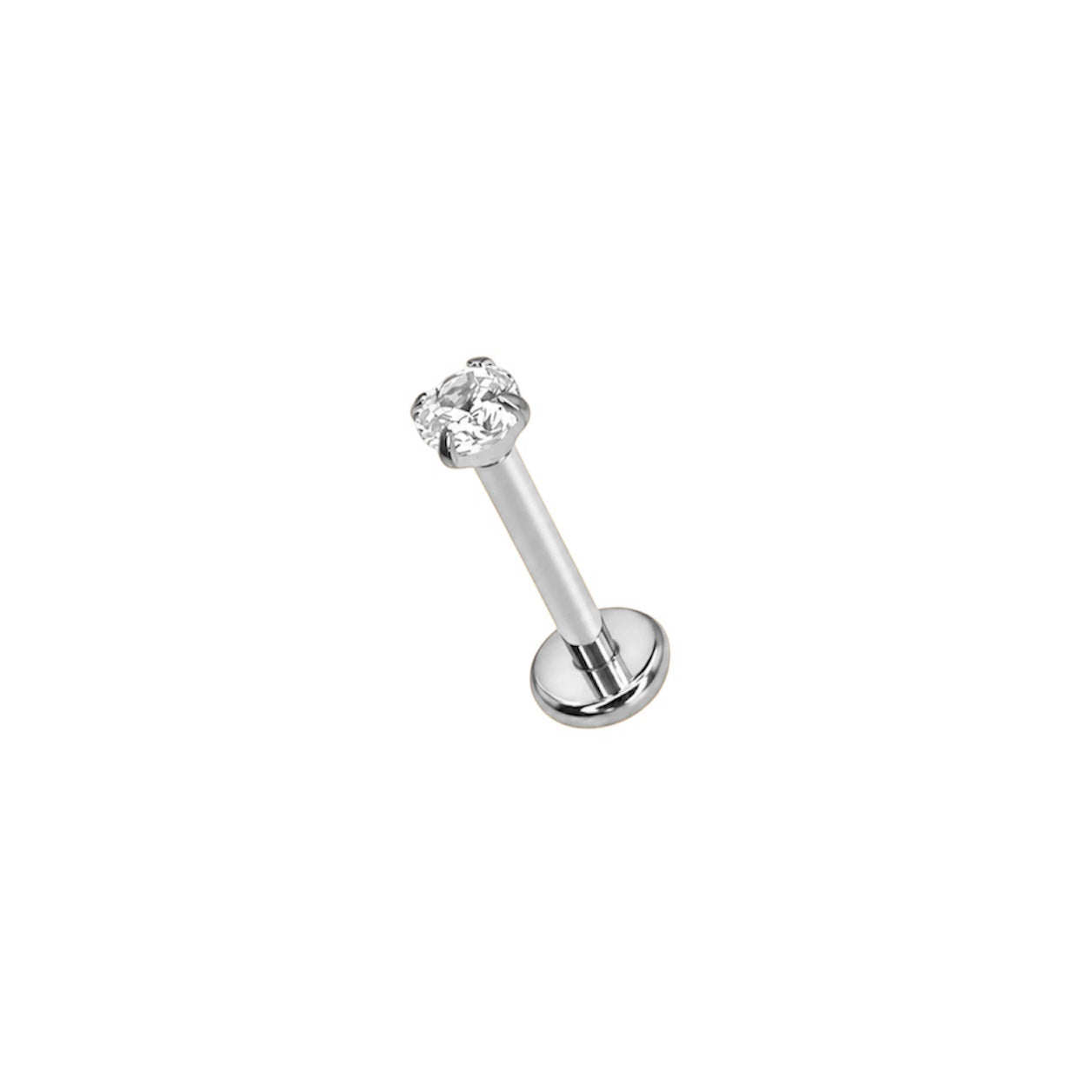 Titan Labret (Flat Back) CZ 1.2x8mm 2.5mm