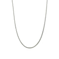 Wasserdichte Spiga-Weizenkette 1mm Silber