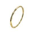 Wasserdichtes Bambus-Bangle Armreif Gold