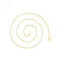 Wasserdichte Schlangenkette-Halskette Goldfarbe