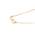 Wasserdichte Halskette mit Infinity-Anhänger Goldfarbe
