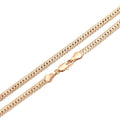 Wasserdichte Schlangenkette-Halskette Goldfarbe