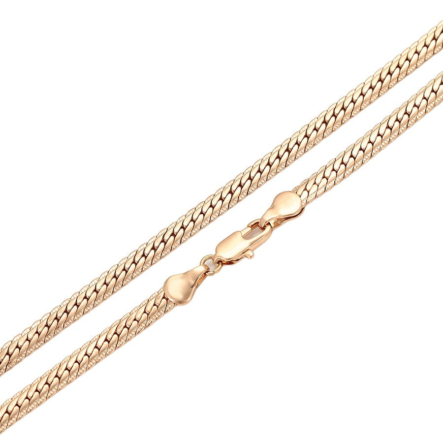 Wasserdichte Schlangenkette-Halskette Goldfarbe