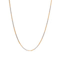 Wasserdichte Halskette zweifarbig Gold-Silber