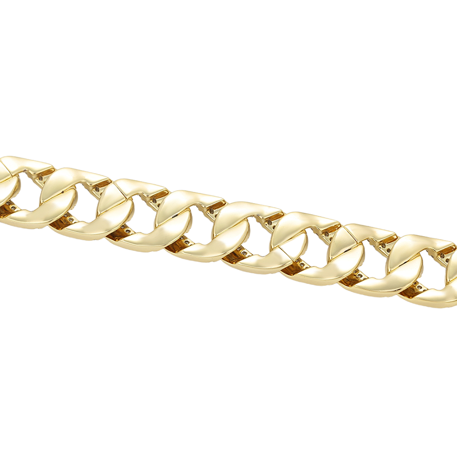 Wasserdichtes Armband mit Kristallen Goldfarbe
