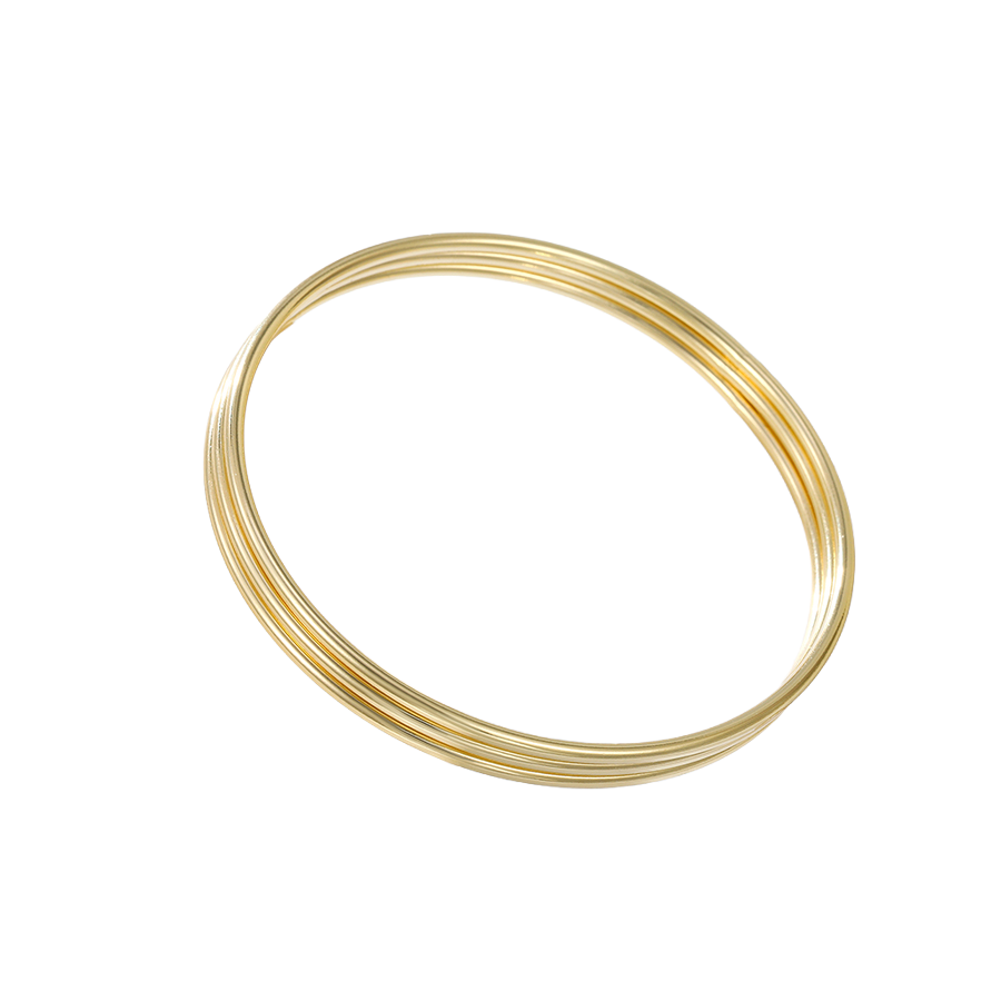 Wasserdichtes Armreif-Set Goldfarbe 65mm