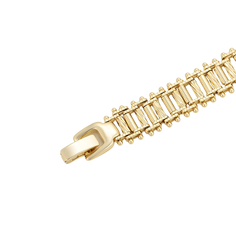 Wasserdichtes Armband mit Laserfacetten Goldfarbe