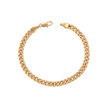 Wasserdichtes Armband Panzerkette Goldfarbe