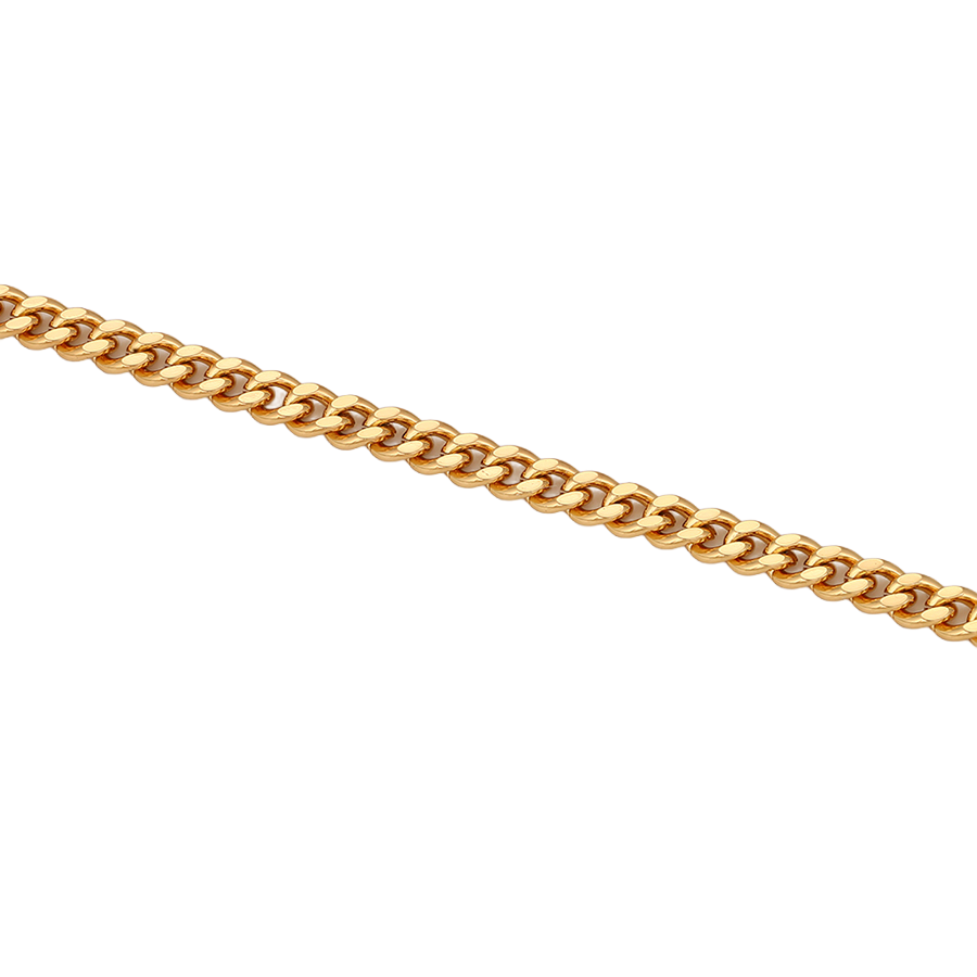 Wasserdichtes Armband Panzerkette Goldfarbe