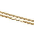 Wasserdichte Panzerkette-Halskette Goldfarbe