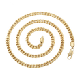 Wasserdichte Panzerkette-Halskette Goldfarbe