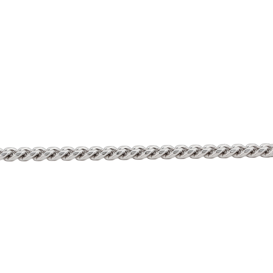 Wasserdichte Panzerkette-Halskette, silberfarben, 60cm, 5mm breit