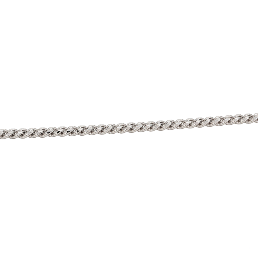 Wasserdichte Panzerkette-Halskette, silberfarben, 55cm