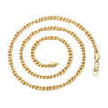 Wasserdichte Panzerkette-Halskette Goldfarbe
