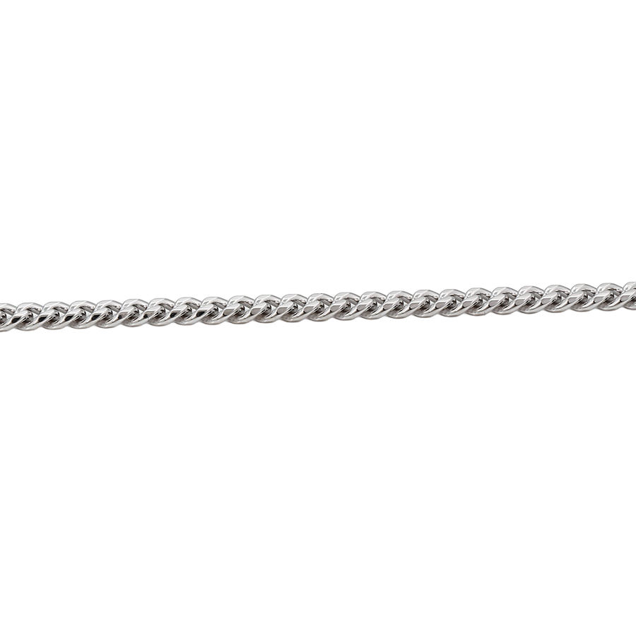Wasserdichtes Panzerkette-Armband, silberfarben, 19cm