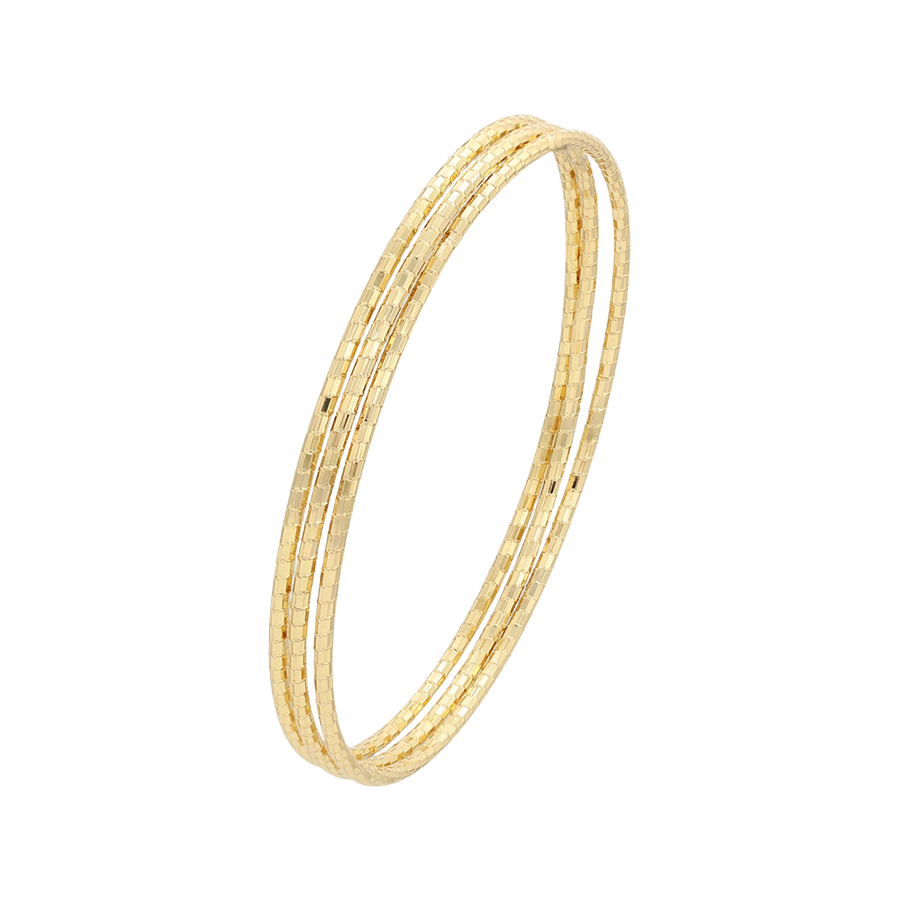 Wasserdichtes Armreif-Set Goldfarbe 67mm 3 Stück
