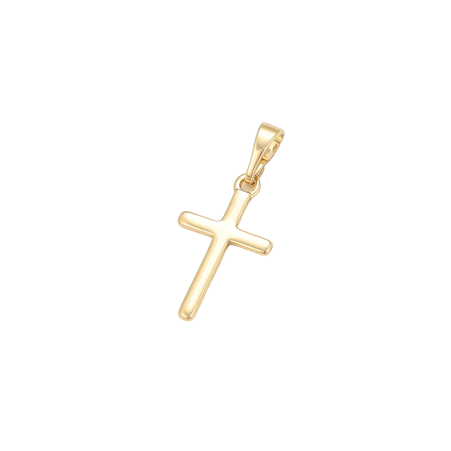 Wasserdichter Kreuz Anhänger Goldfarbe