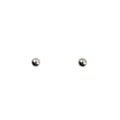 Wasserdichte Kugel Ball Ohrstecker Silber