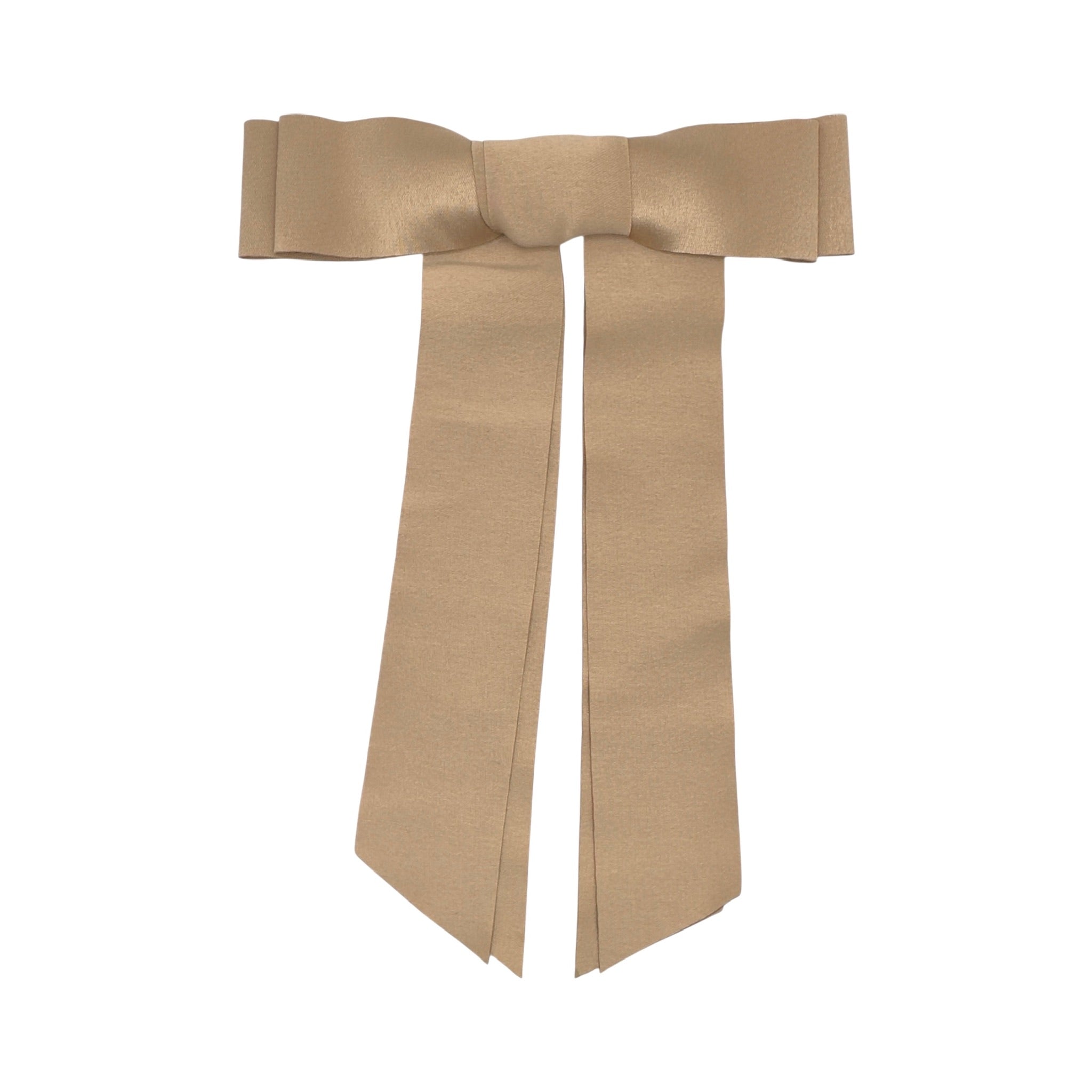 Haarschleife Satin mit langen Bändern