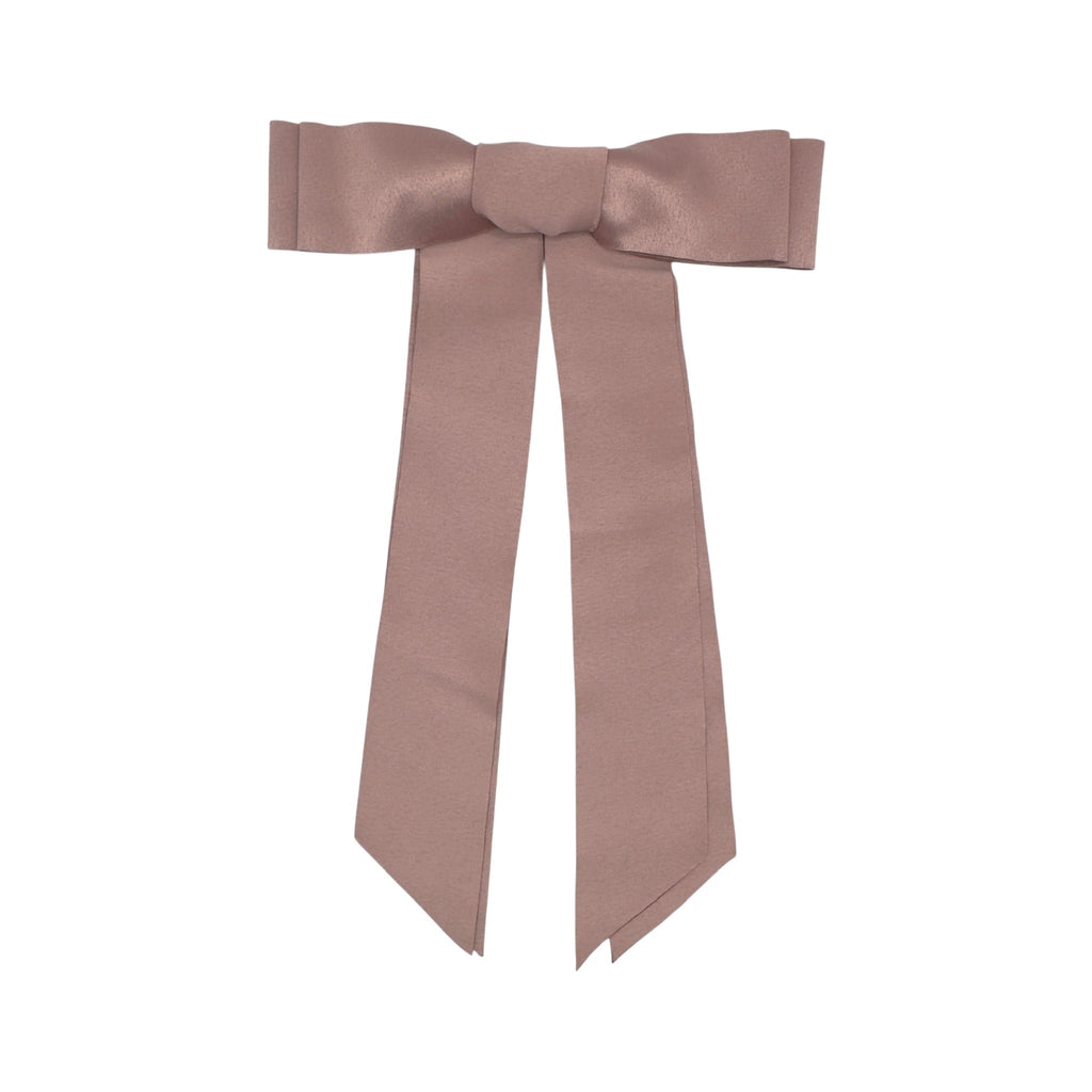 Haarschleife Satin mit langen Bändern