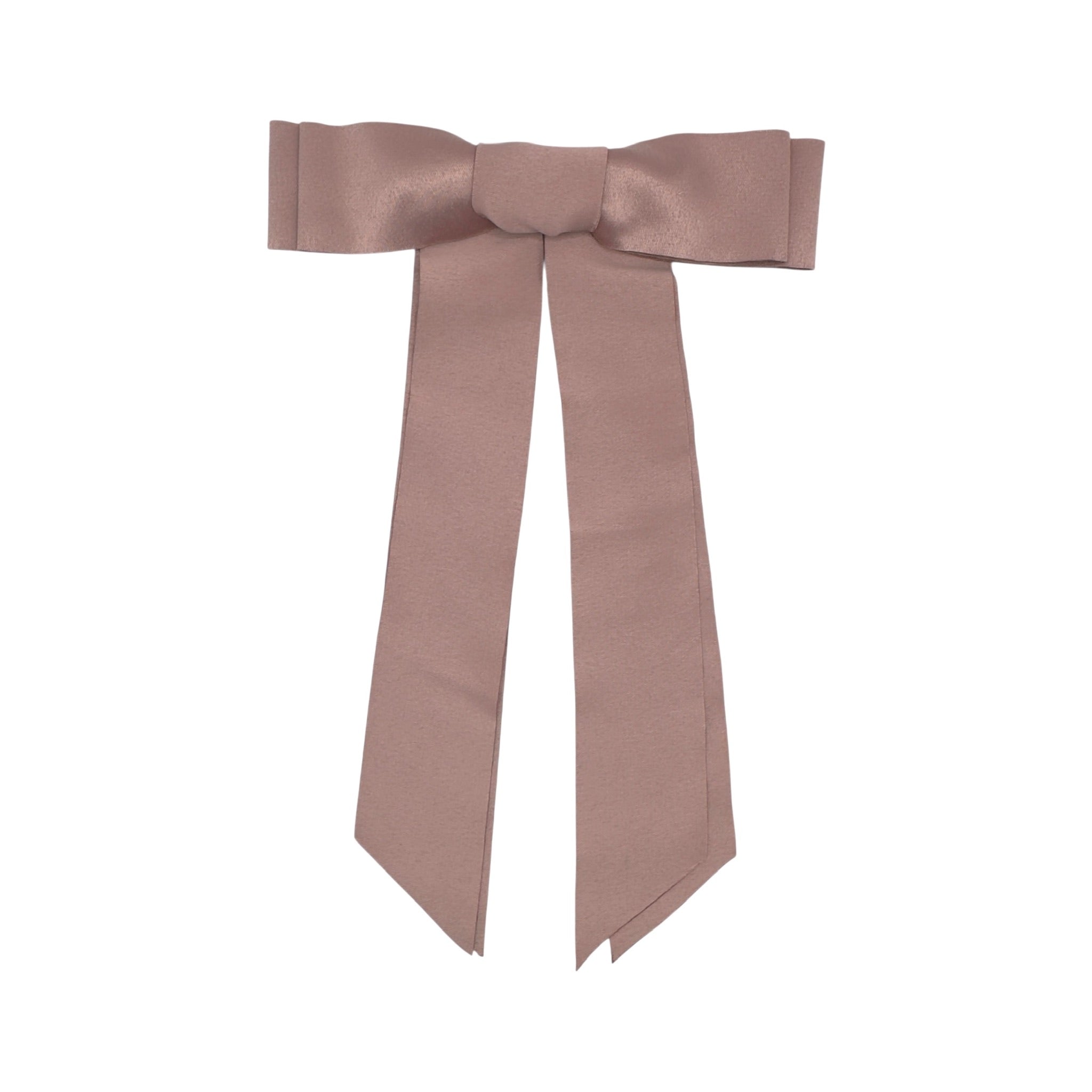 Haarschleife Satin mit langen Bändern
