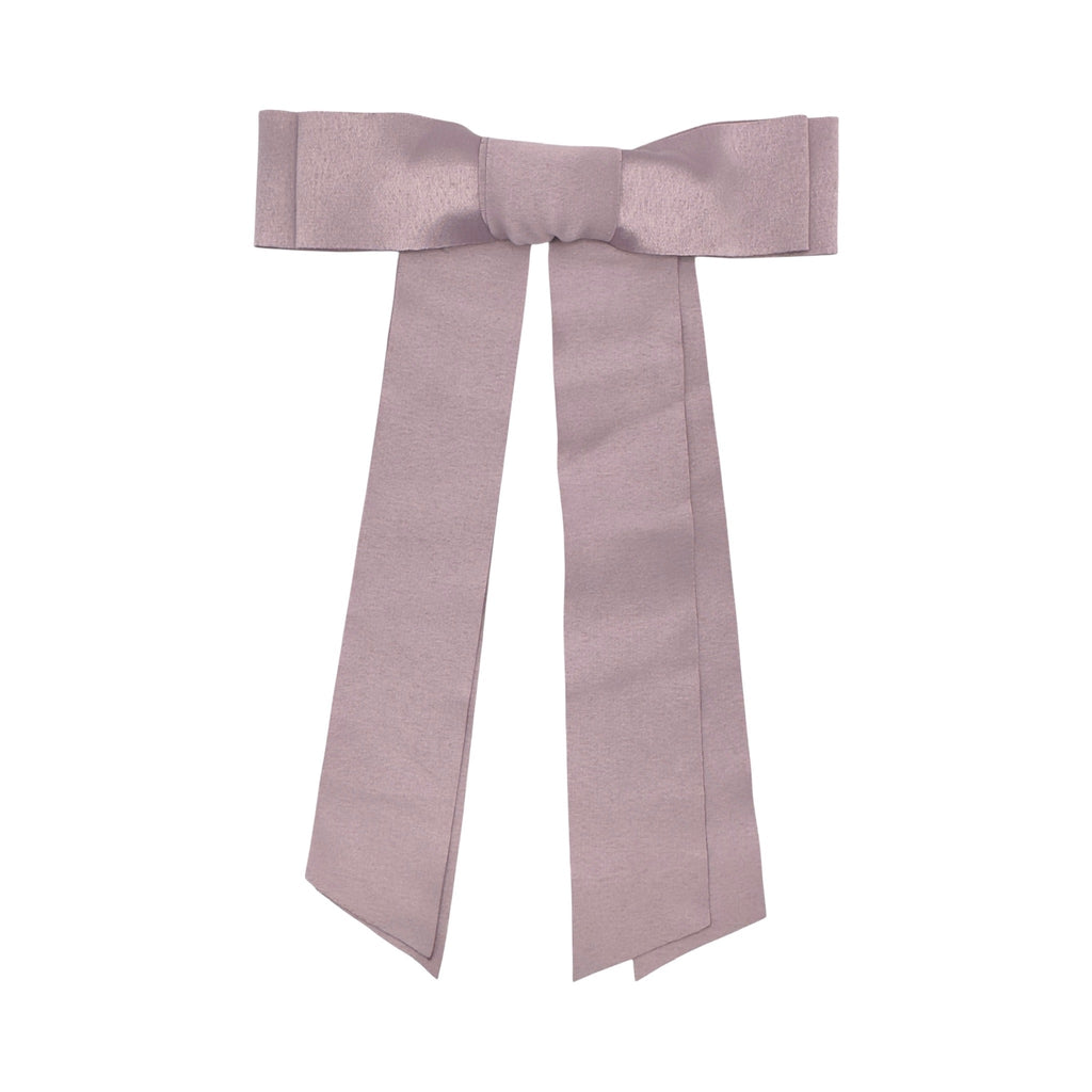 Haarschleife Satin mit langen Bändern