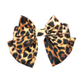 Haarschleife Leopard Satin