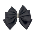 Haarschleife Satin mit Kristall